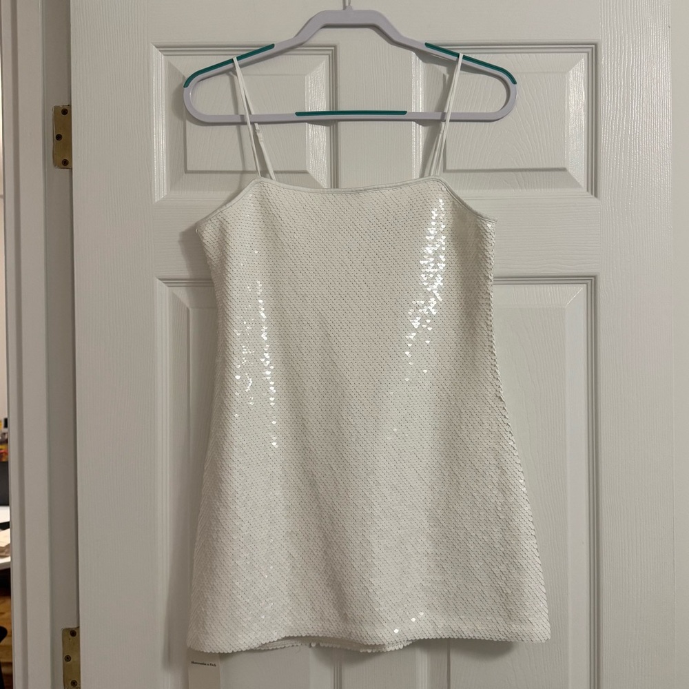 Abercrombie Women's Sequin Squareneck Mini Dress